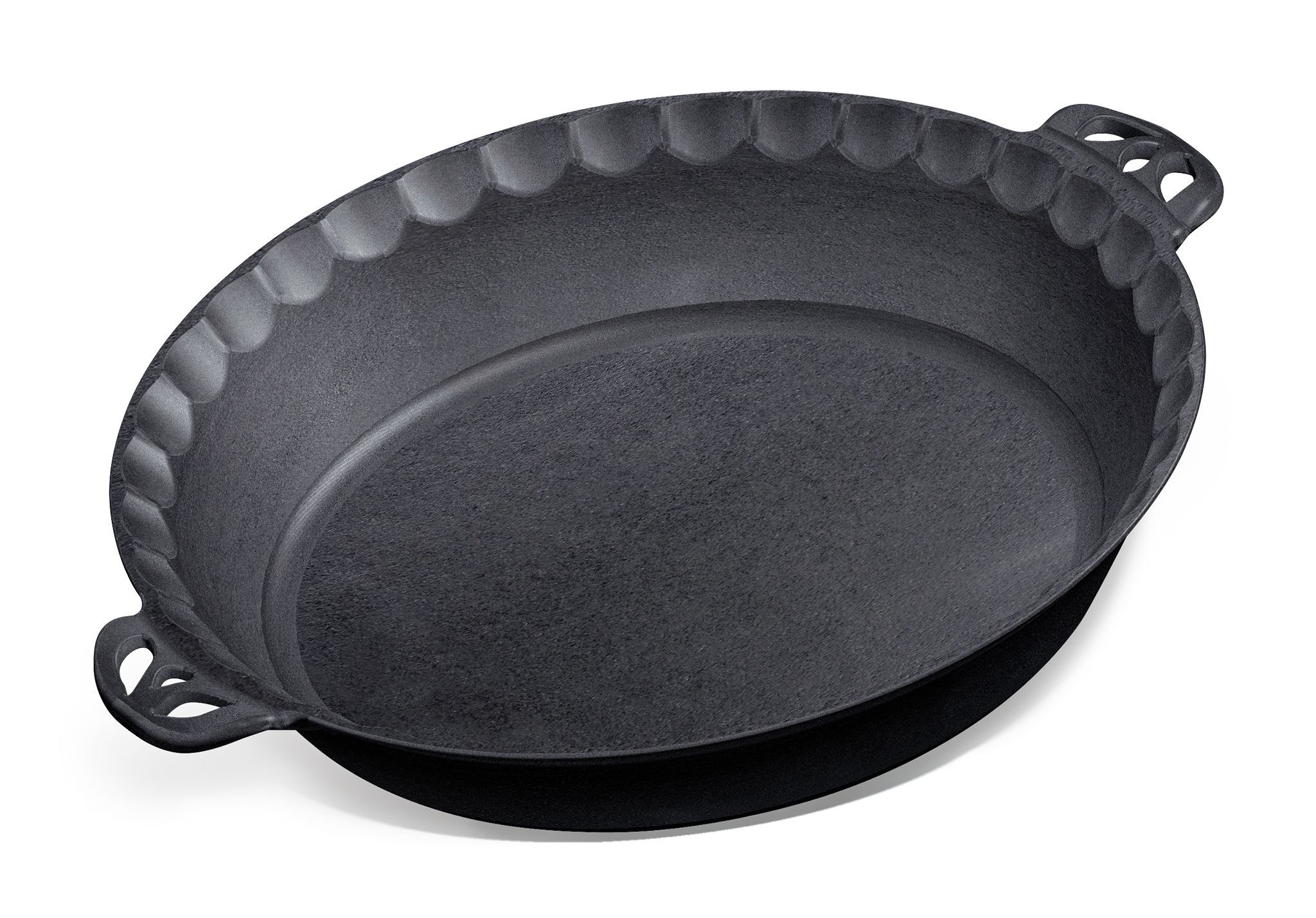 cast iron pie pan